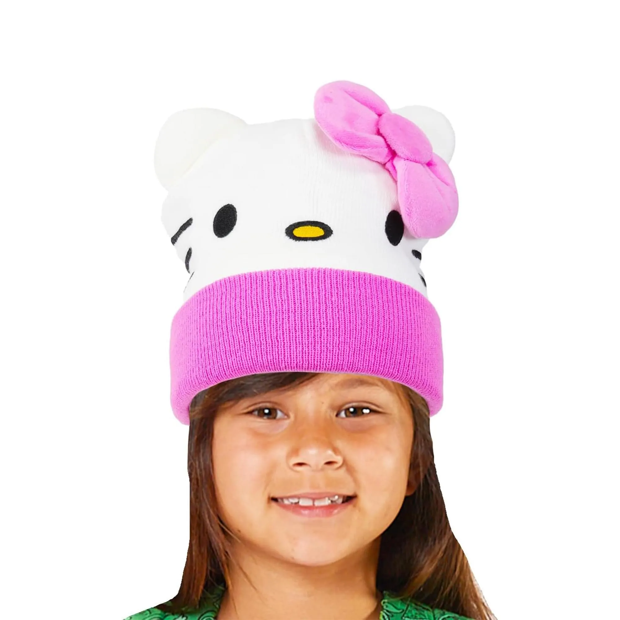 Sanrio Hello Kitty Knit Beanie and Gloves 2 Piece Set