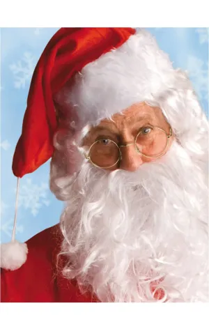Santa Round Wired Glasses Accessory