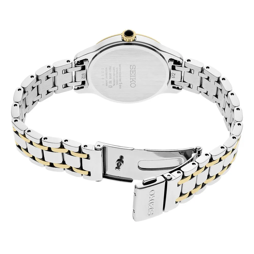 Seiko Diamonds Collection 29.5mm Two Tone Quartz Watch