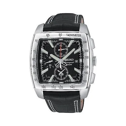 Seiko Men's Alarm Chronograph Watch SNAC29