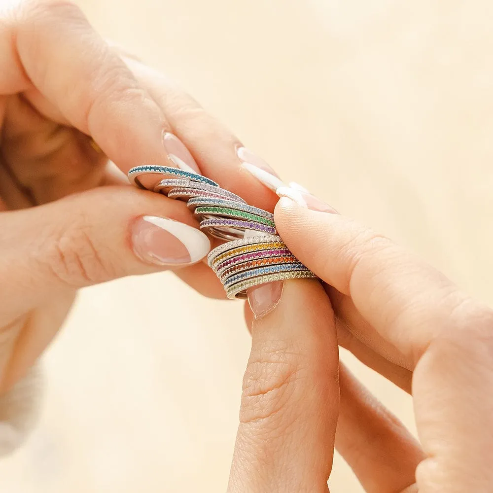 September Birthstone Stacking Ring