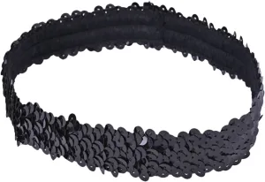 Sequin Headbands Elastic Stretch Sparkly Fashion Headband for Teen Girl Women Hairband Sport Head Band Carnival Party