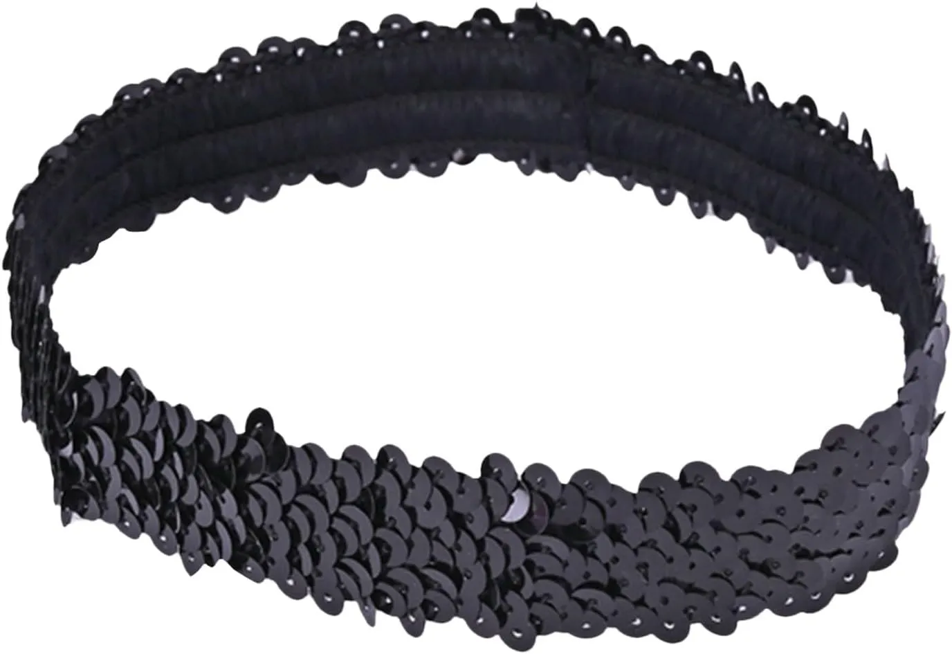 Sequin Headbands Elastic Stretch Sparkly Fashion Headband for Teen Girl Women Hairband Sport Head Band Carnival Party