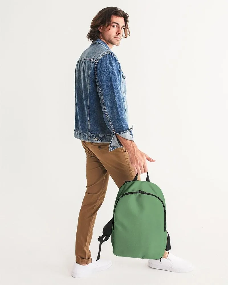 Shaded Pastel Green Waterproof Backpack | C45M0Y60K30