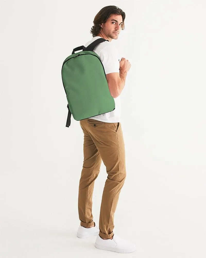 Shaded Pastel Green Waterproof Backpack | C45M0Y60K30