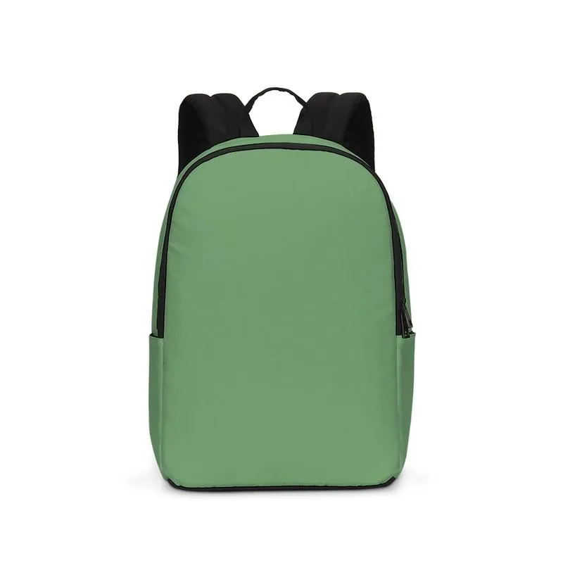 Shaded Pastel Green Waterproof Backpack | C45M0Y60K30