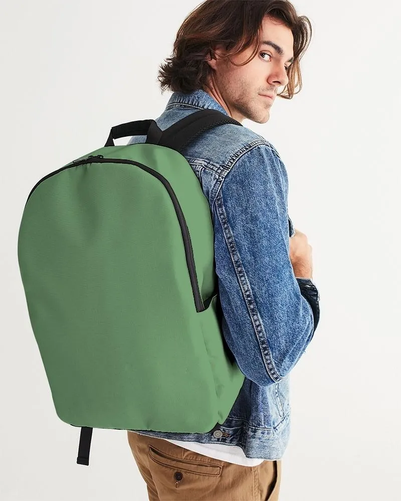 Shaded Pastel Green Waterproof Backpack | C45M0Y60K30