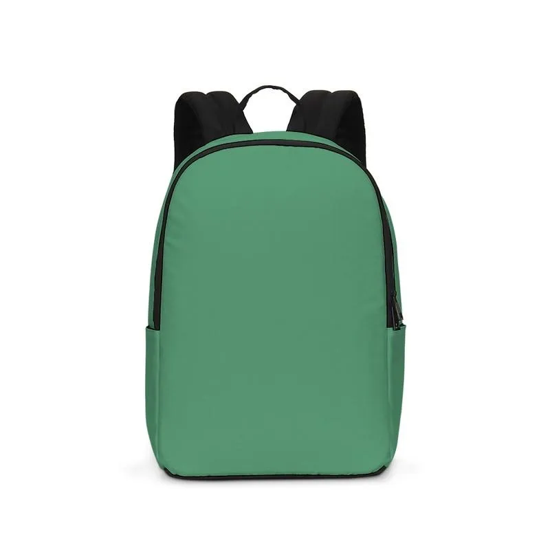 Shaded Pastel Green Waterproof Backpack | C60M0Y60K30