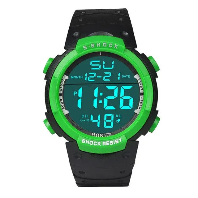 Shock Resistant LED Outdoor Sports Watch