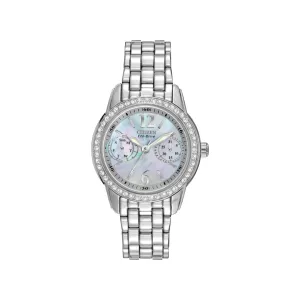 Silhouette Crystal Eco-Drive Ladies Watch - Citizen