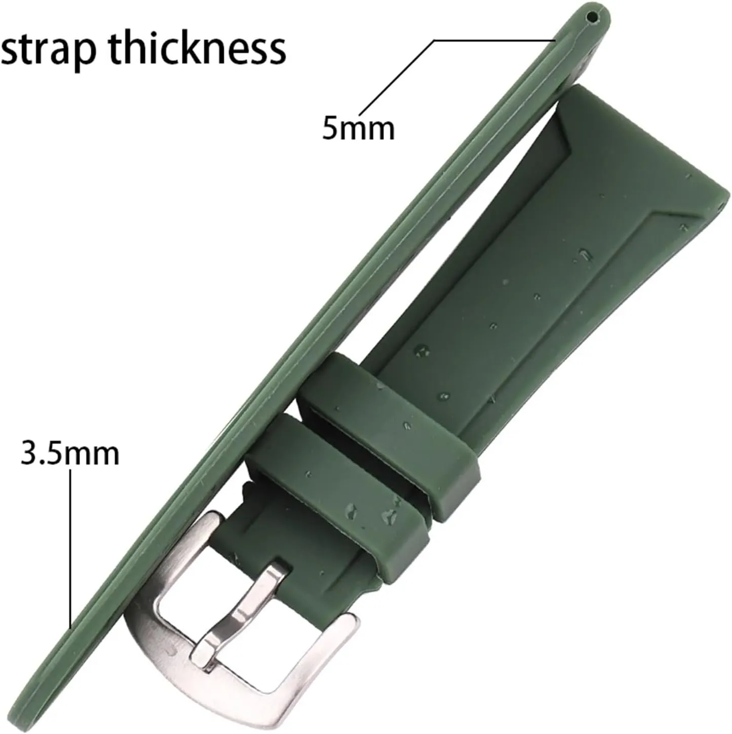 Silicone Watchband Bracelet 4 Strap 22mm 24mm 26mm Women Men Soft Rubber Smart Watch Band Accessories