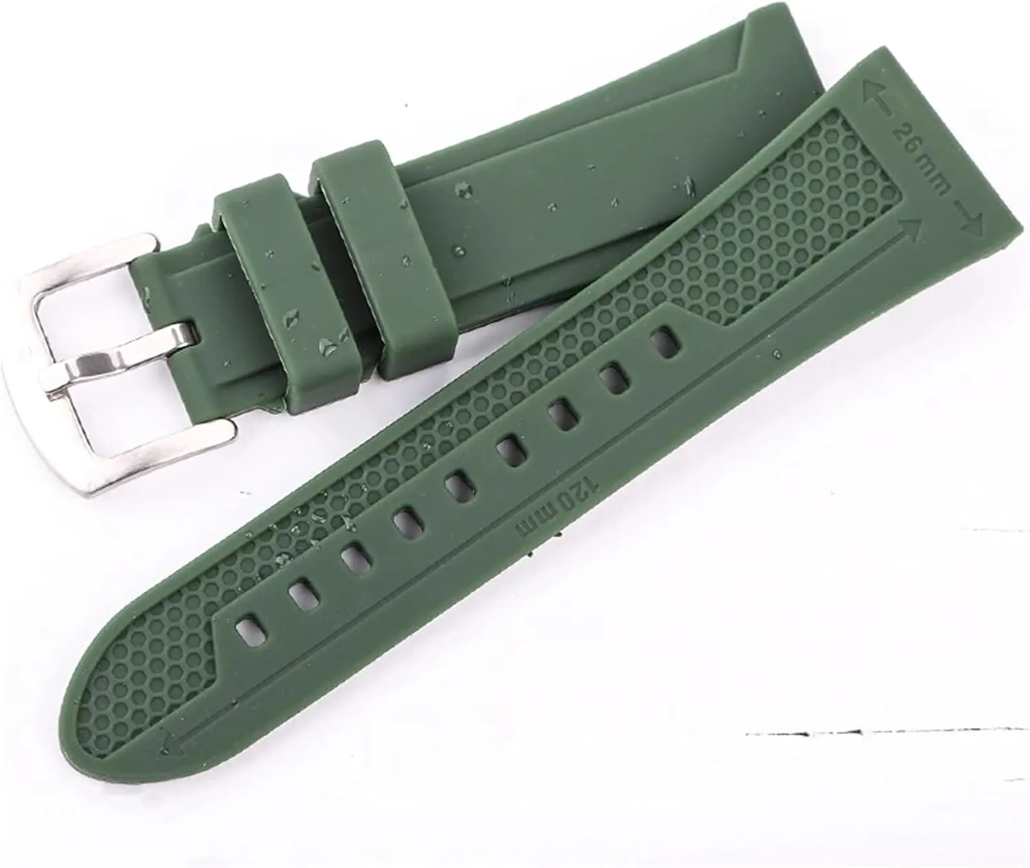 Silicone Watchband Bracelet 4 Strap 22mm 24mm 26mm Women Men Soft Rubber Smart Watch Band Accessories