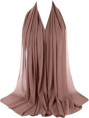 Silk Head Scarf Silk Scarf For Women Women's Scarves & Wraps Scarves For Women Plain Wrap Hijabs Headband Shawls Chiffon