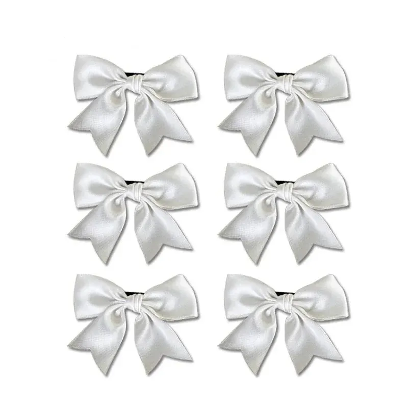 Silk Ribbon Bow Hair Clips