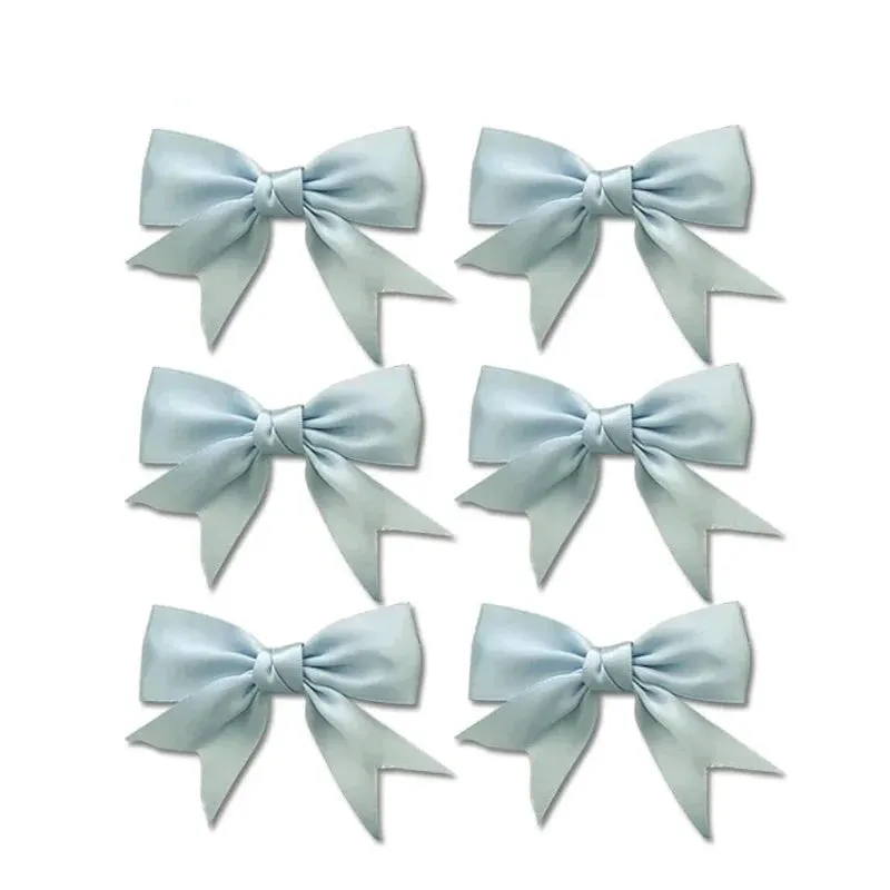 Silk Ribbon Bow Hair Clips