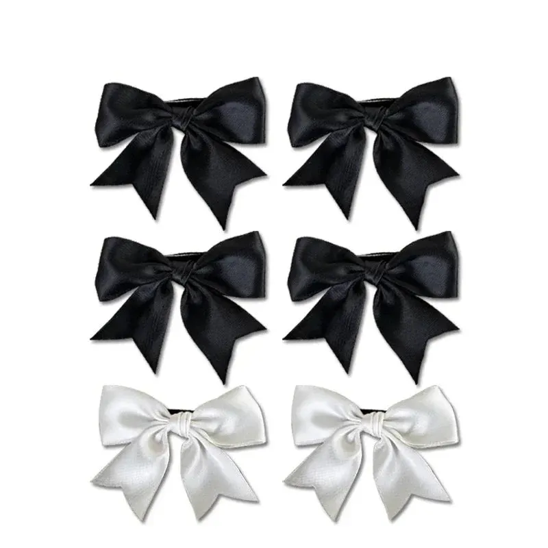 Silk Ribbon Bow Hair Clips