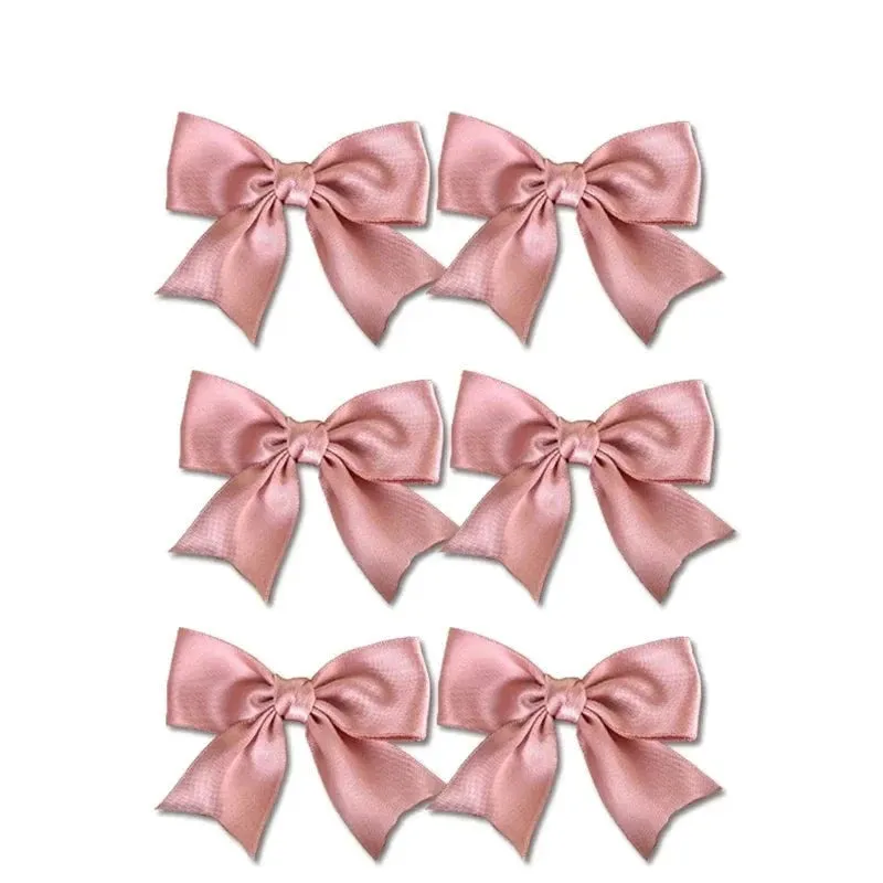 Silk Ribbon Bow Hair Clips