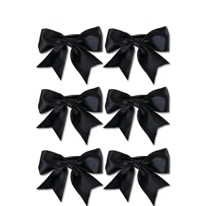 Silk Ribbon Bow Hair Clips