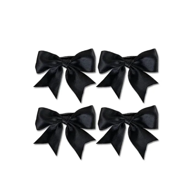 Silk Ribbon Bow Hair Clips