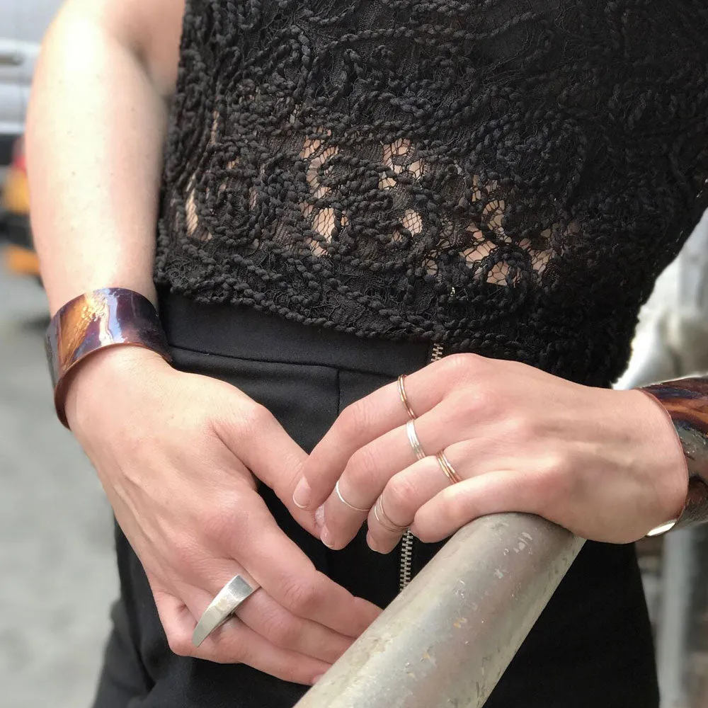 Silver Stacking Ring - Set of 3
