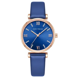 Simple and stylish Japanese movement leather women's watch