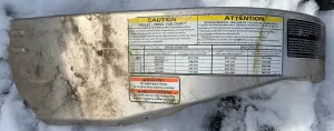 Skidoo belt guard