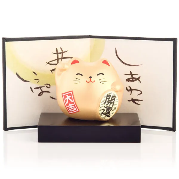 Small Feng Shui Good Fortune Lucky Cat