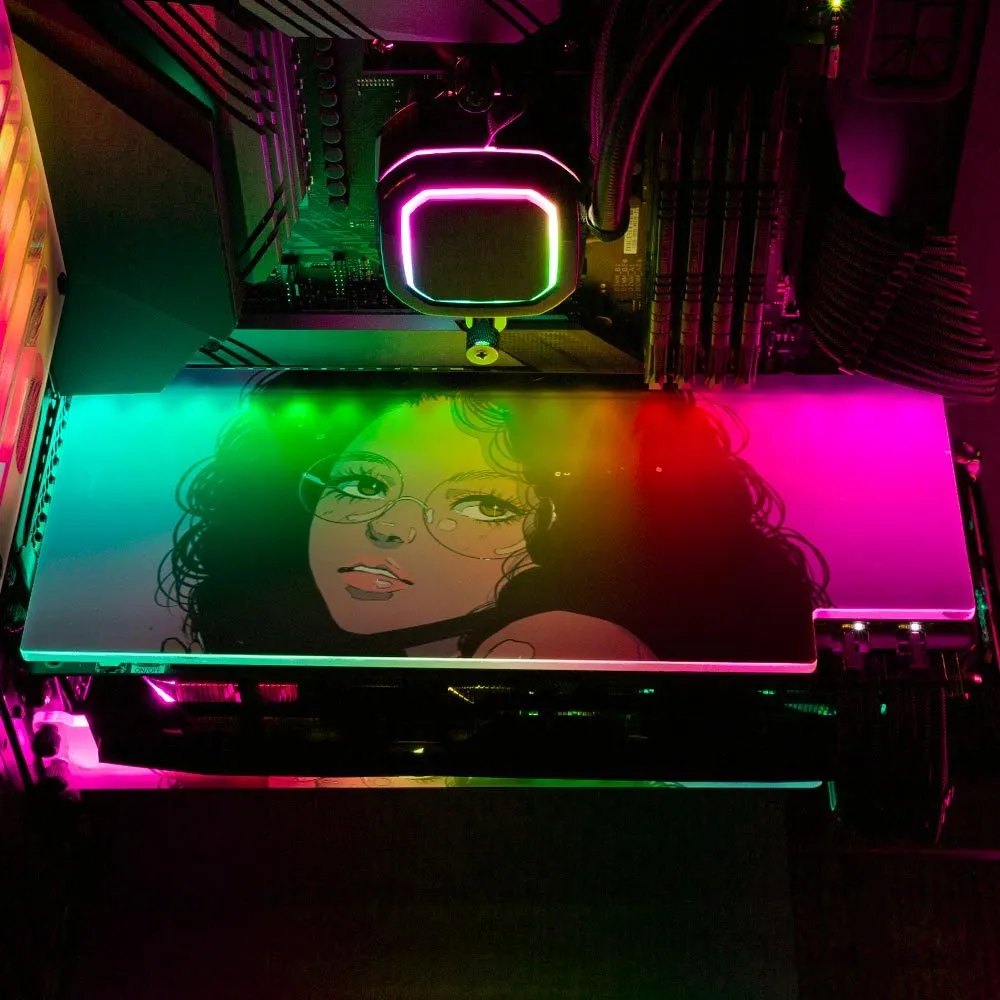 Snack Girl RGB GPU Backplate