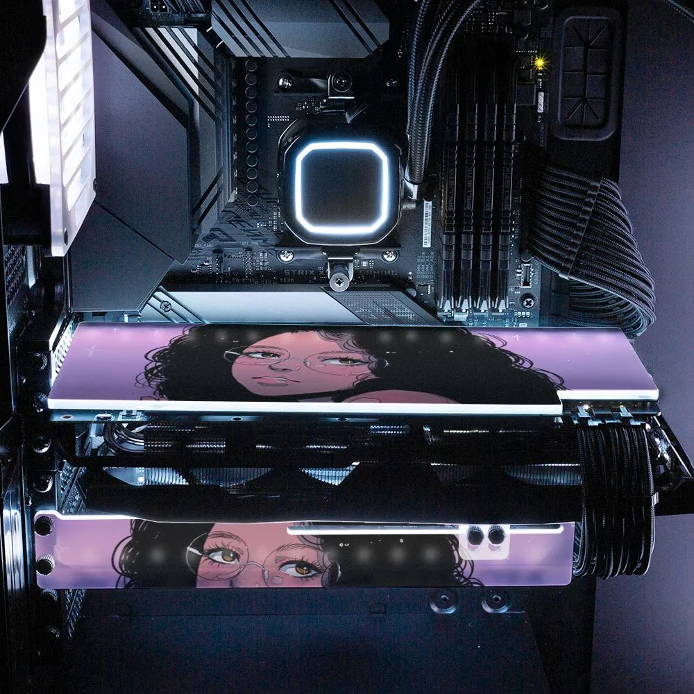 Snack Girl RGB GPU Backplate
