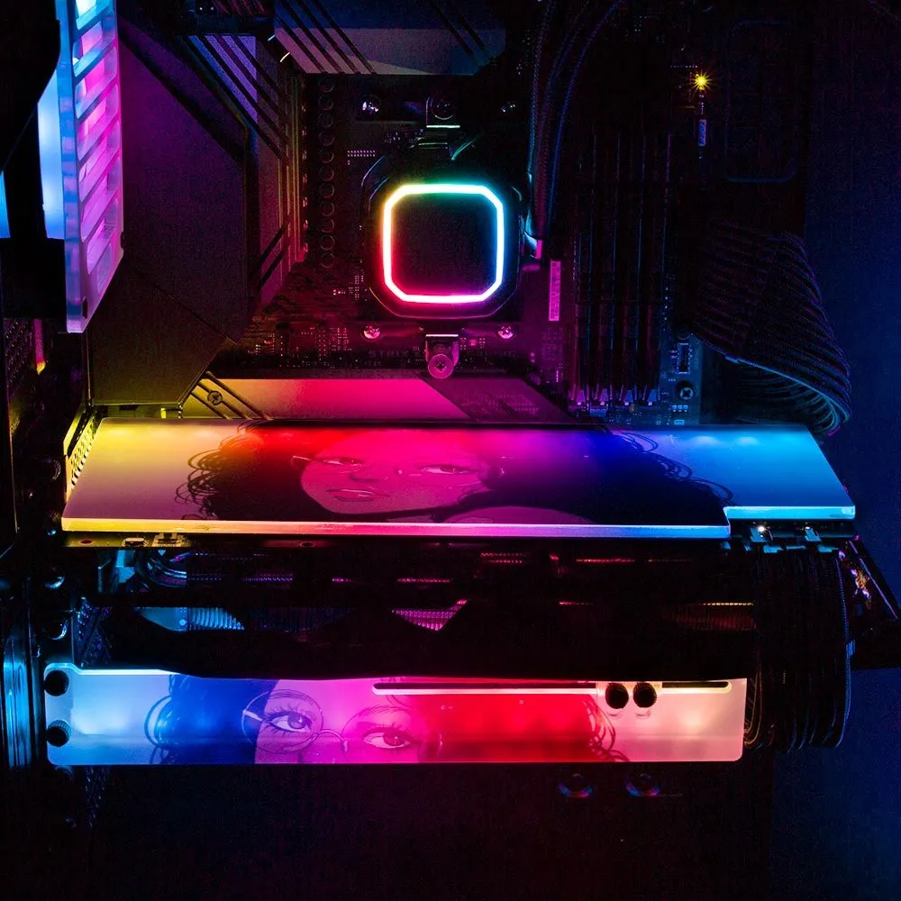 Snack Girl RGB GPU Backplate
