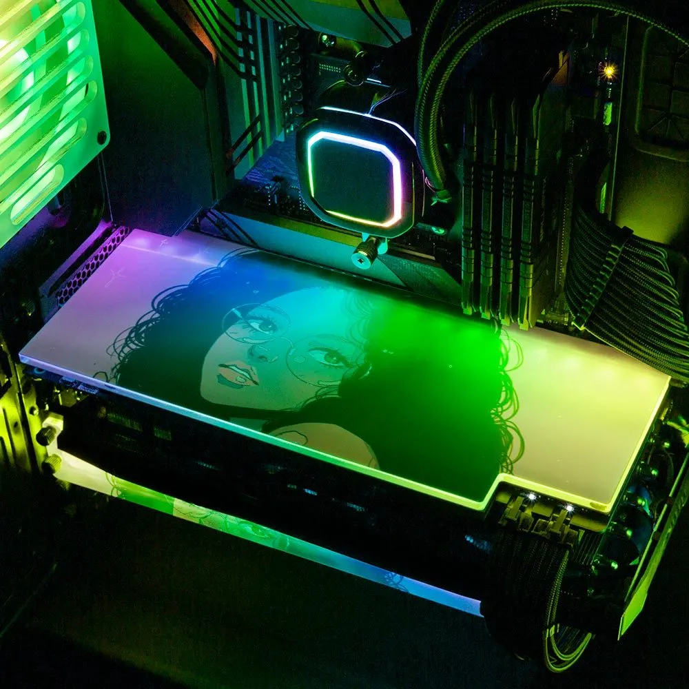 Snack Girl RGB GPU Backplate