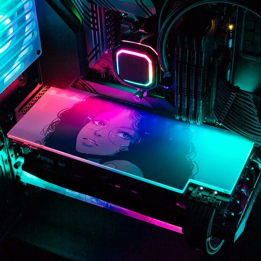 Snack Girl RGB GPU Backplate