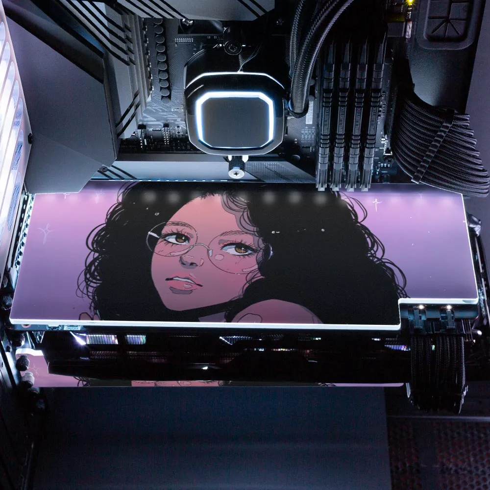 Snack Girl RGB GPU Backplate