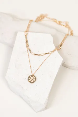 Snake Pendant Layered Necklace