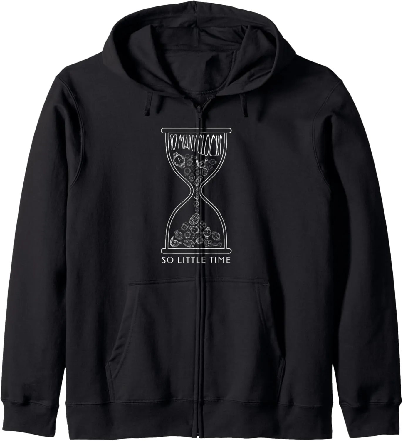 So Many Clocks I Watches Horologist Wristwatch Luxury Watch Zip Hoodie