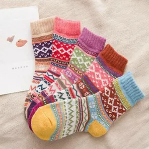Soft and Thick Retro Colorful Winter Socks