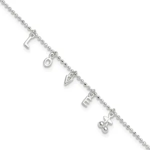 Sonia Jewels Real 925 Sterling Silver 10 1 Extension Anklet 10"