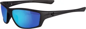 Spiderwire Classic SPW008 Polarized Fishing Sunglasses, Matte Black/Smoke/Blue Mirror
