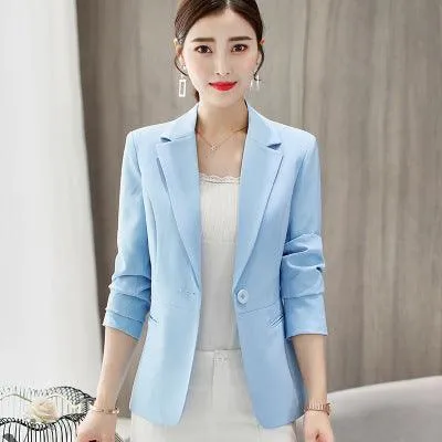 Spring New Korean Version Of Thin Business Jacket Suits