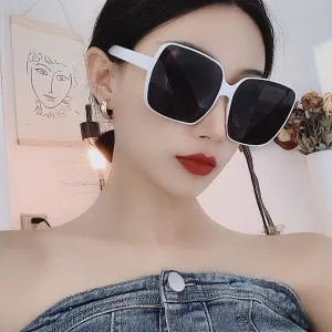 Square Frame Trendy Oversized Outdoor Fashion Women's Sunglasses