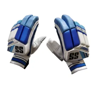 SS Platino LH Batting Gloves, White/Blue