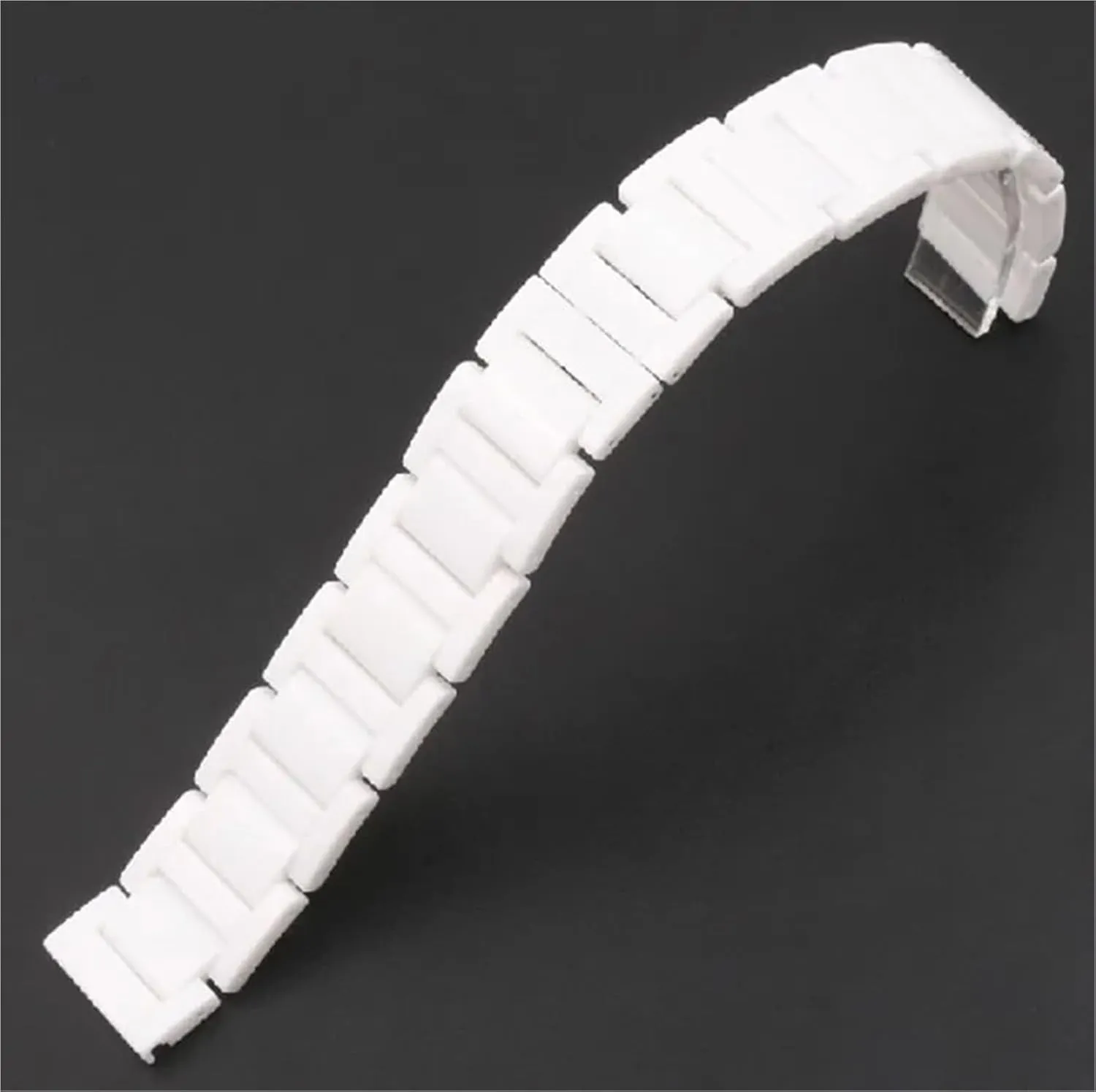 Stainless steel ceramic watch band watch strap women men fashion quick release bracelet