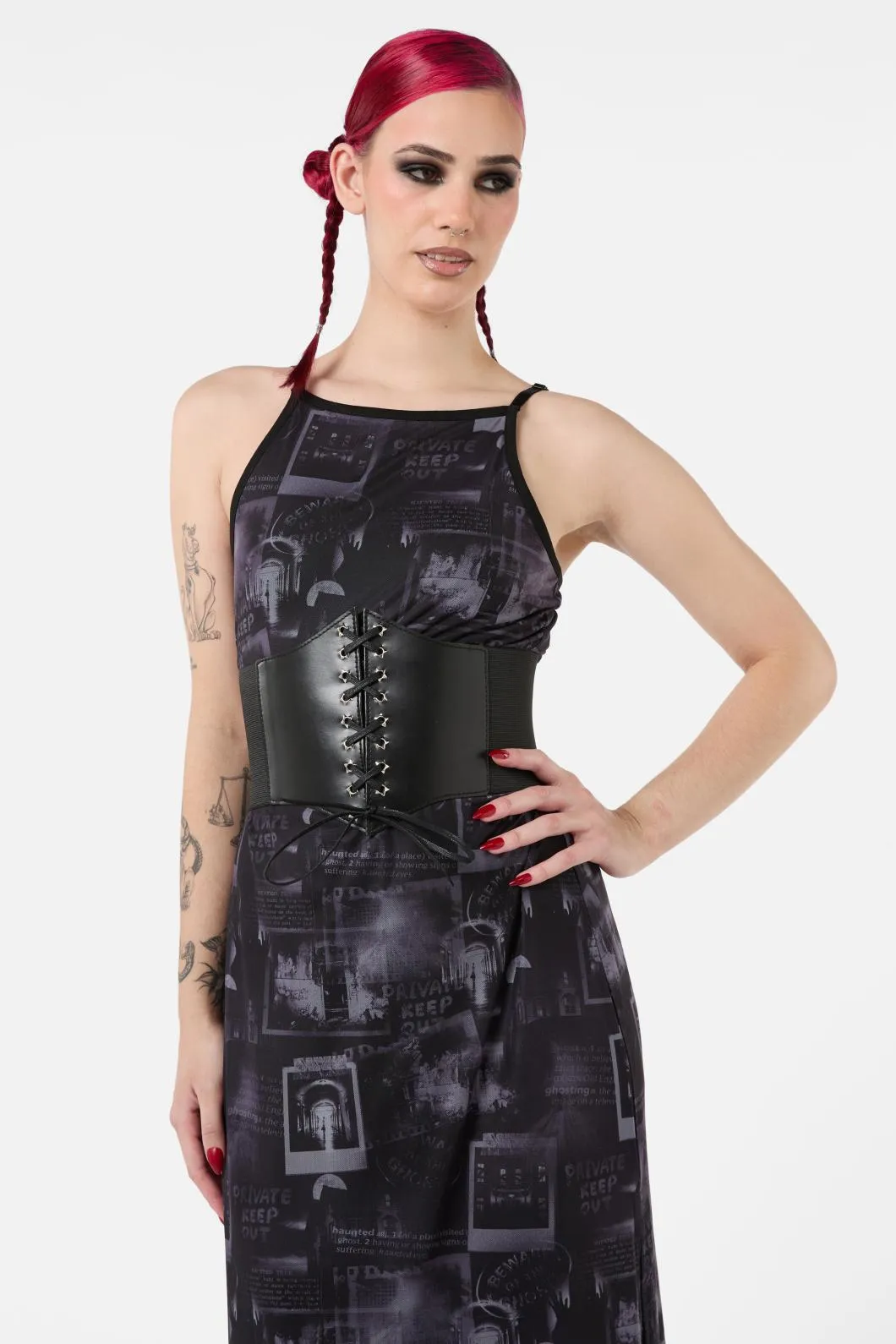 Star Eyelet Corset Belt