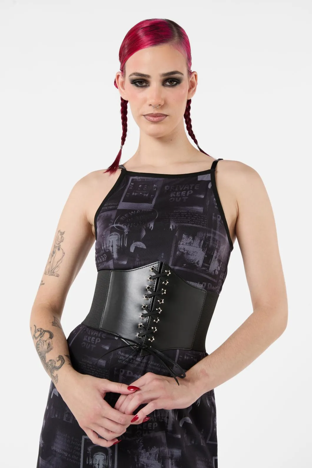 Star Eyelet Corset Belt