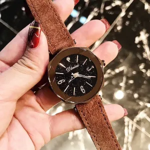 Starry Sky Rhombus Glass Frame Women's Watch