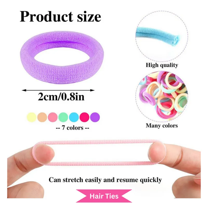 stationery Gift set and Hair ties for girls kids for school (Pack of 2 , Multicolor)