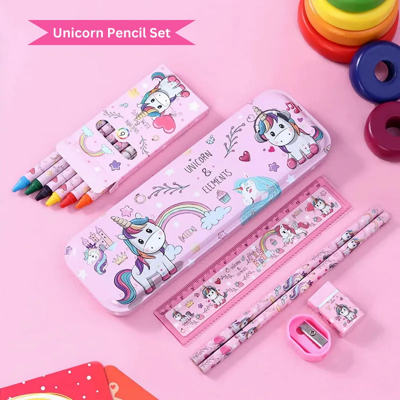 stationery Gift set and Hair ties for girls kids for school (Pack of 2 , Multicolor)