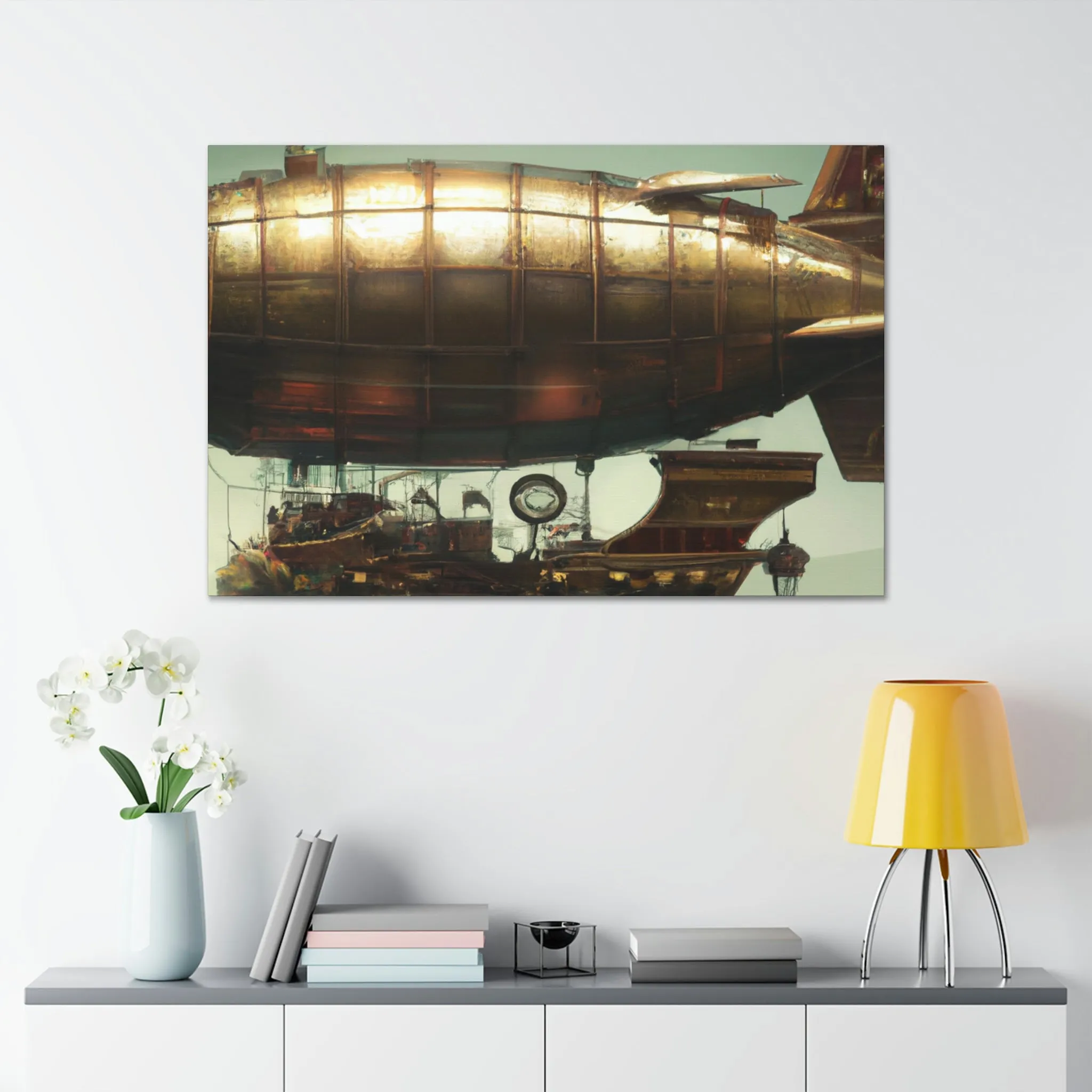 Steampunk Airship Digital
Digital Living Airship
Airship Living Digital - Canvas