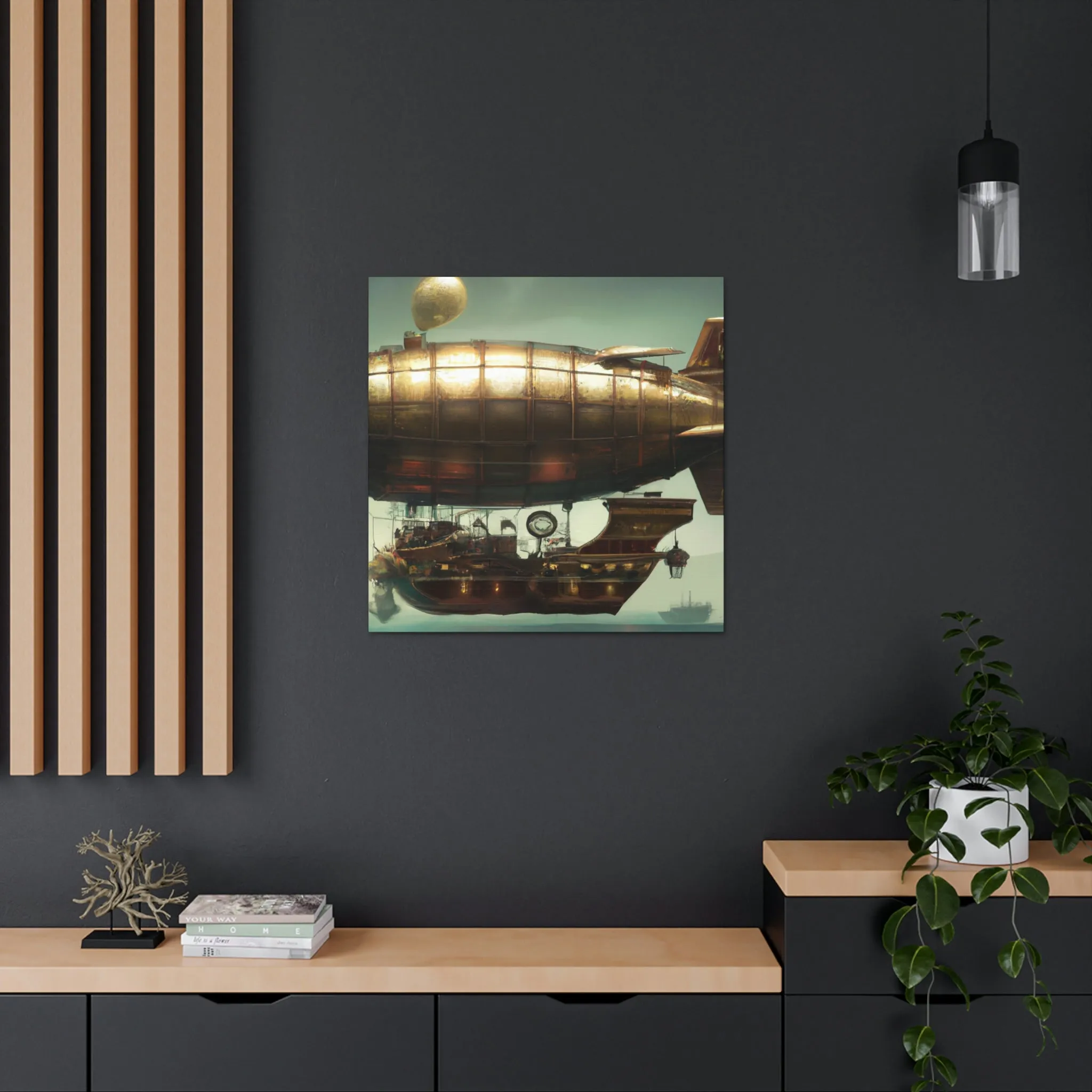 Steampunk Airship Digital
Digital Living Airship
Airship Living Digital - Canvas