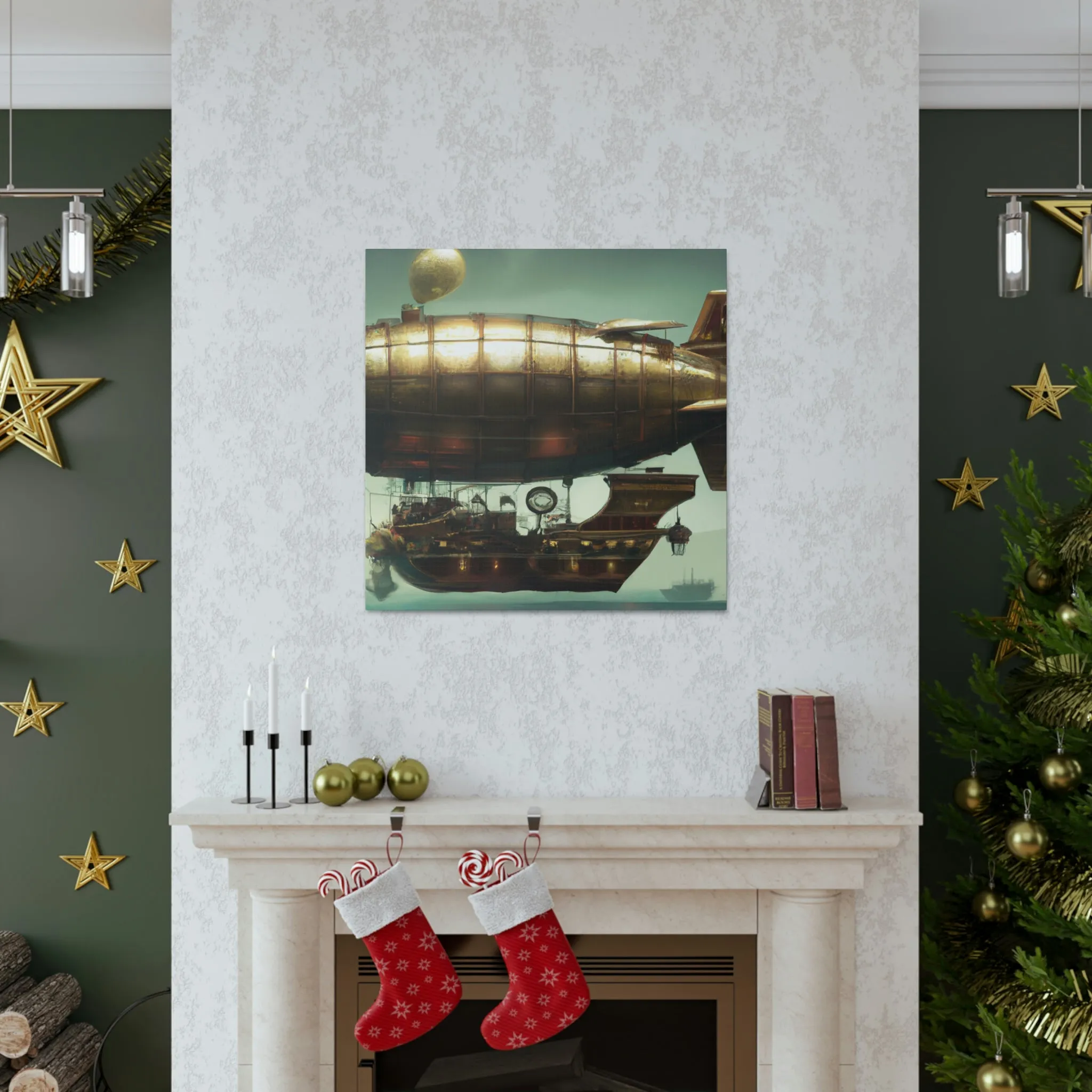 Steampunk Airship Digital
Digital Living Airship
Airship Living Digital - Canvas
